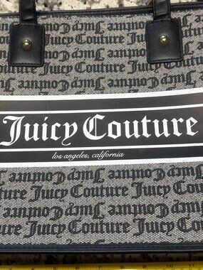 Juicy Couture Black and Grey Handbags and Luggage